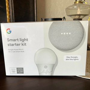 Google Mini/Smart Light Starter Kit New Factory Sealed Package